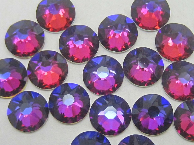 72 pcs. 20ss VOLCANO STAR BRIGHT HOT FIX Rhinestones